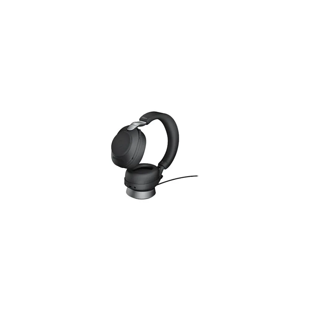 Sale jabra Evolve2 85 UC Wireless Bluetooth Stereo Headset with Charging Stand, USB-A, UC Certified (28599-989-989)