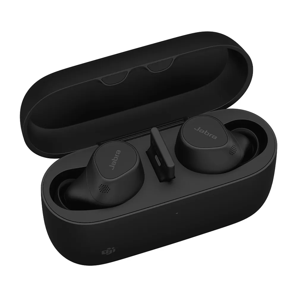 New jabra Evolve2 Wireless Noise Canceling Bluetooth Earbuds, USB-C, MS Certified (20797-999-889)