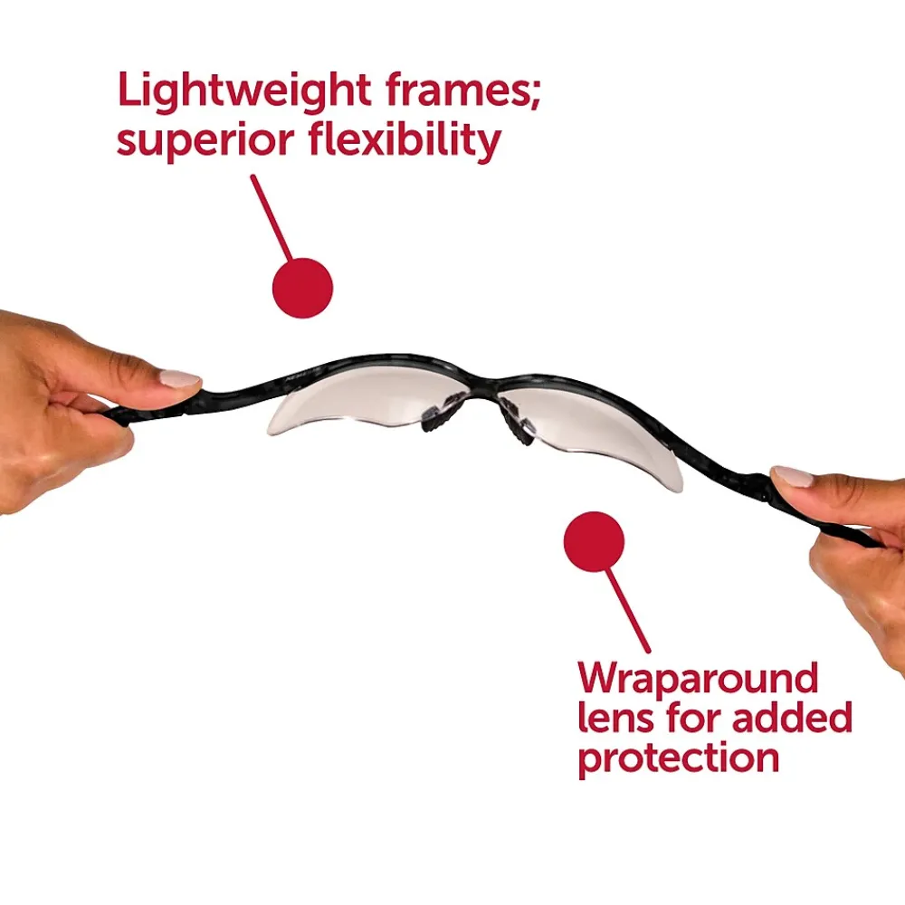 KleenGuard Jackson Safety Nemesis Polycarbonate Safety Glasses, Clear Lens (25676)