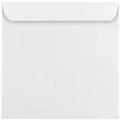 Best JAM Paper 13 1/2 Square Invitation Envelope, 13 1/2" x 13 1/2", White, 25/Pack (3992323)