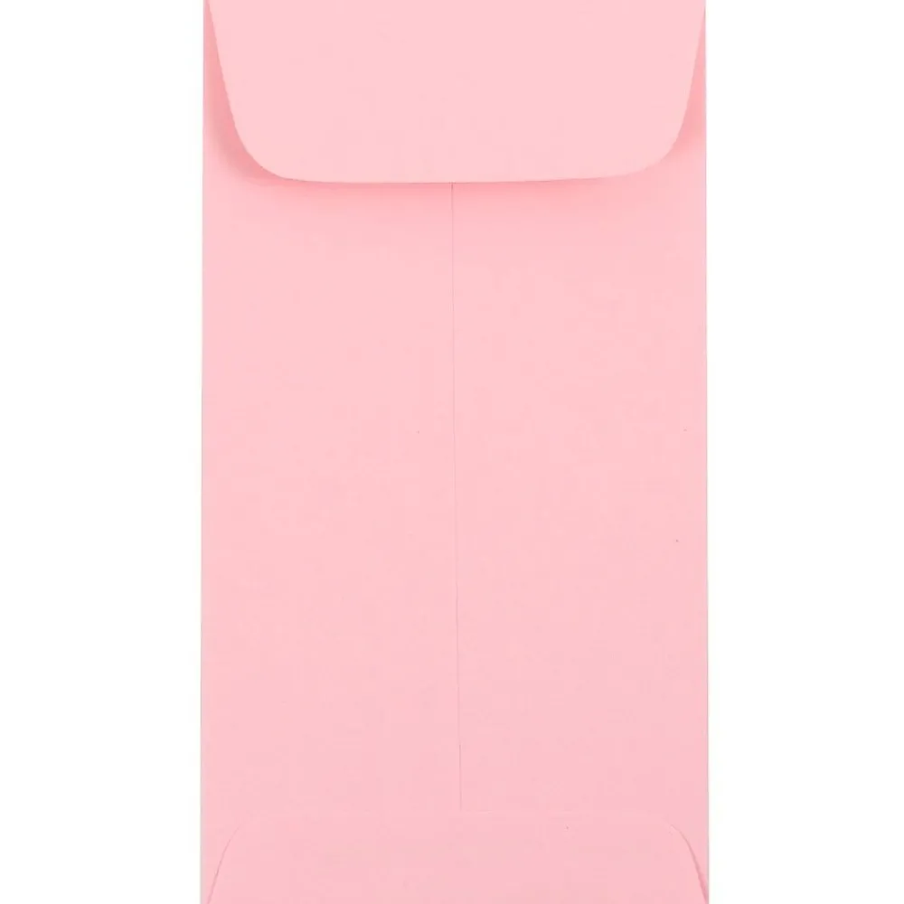 Discount JAM Paper #7 Coin Business Envelopes, 3.5 x 6.5, Baby Pink, 25/Pack (1526773)