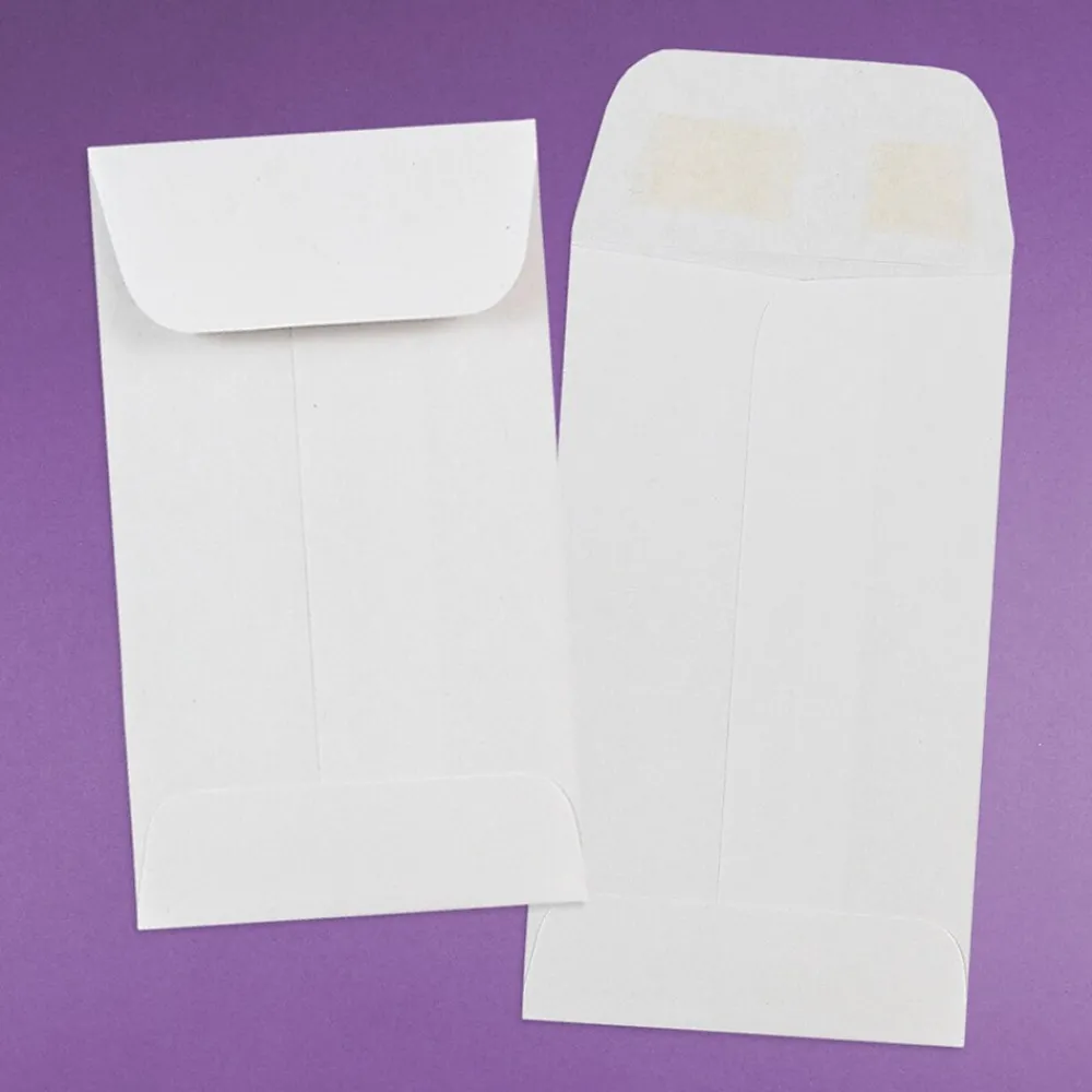 Online JAM Paper #3 Coin Business Envelopes, 2.5 x 4.25, White, Bulk 250/Box (1623183H)