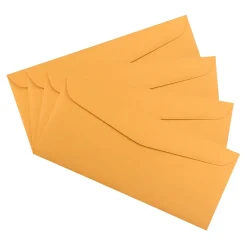 Sale JAM Paper #12 Kraft Business Commercial Envelope, 4 3/4