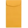 Best JAM Paper #6 Kraft Coin Envelope, 3 3/8" x 6", Brown Kraft, 25/Pack (1623992)