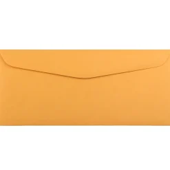 Best JAM Paper #12 Kraft Manila Envelopes, 4 3/4 x 11, Brown Kraft Manila, 100/Pack (27930258)