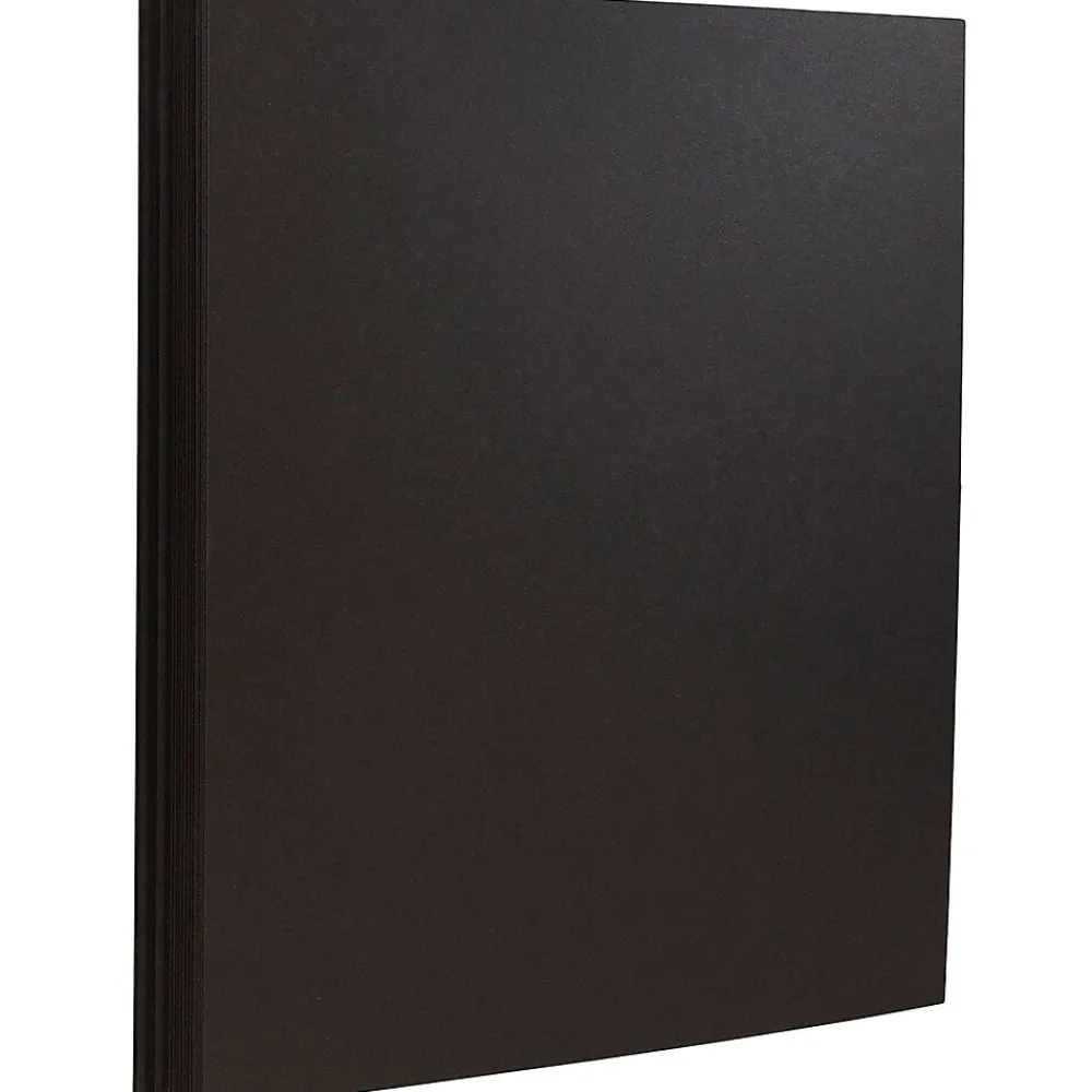 Card Stock*JAM Paper 65 lb. Cardstock Paper, 8.5" x 11", Black, 50 Sheets/Pack (64431263)
