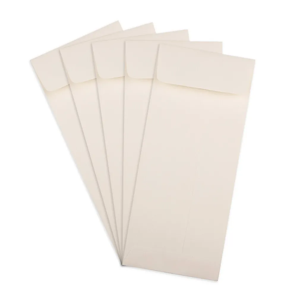 Discount JAM Paper #11 Policy Business Strathmore Envelopes, 4.5 x 10.375, Natural White Wove, 50/Pack (900905923I)