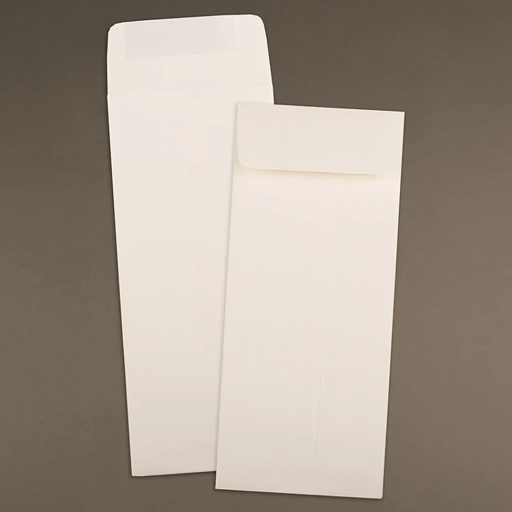 Discount JAM Paper #11 Policy Business Strathmore Envelopes, 4.5 x 10.375, Natural White Wove, 50/Pack (900905923I)