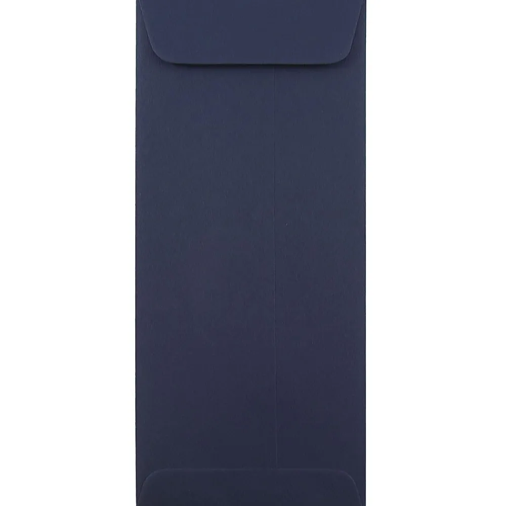 New JAM Paper #10 Policy Business Envelopes, 4 1/8" x 9 1/2", Navy Blue, 25/Pack (LEBA317)