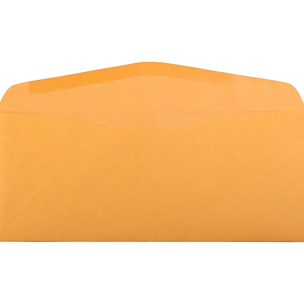 Discount JAM Paper #14 Recycled Kraft Envelopes, 5 x 11 1/2, Brown Kraft Manila, 100/Pack (52692203682)