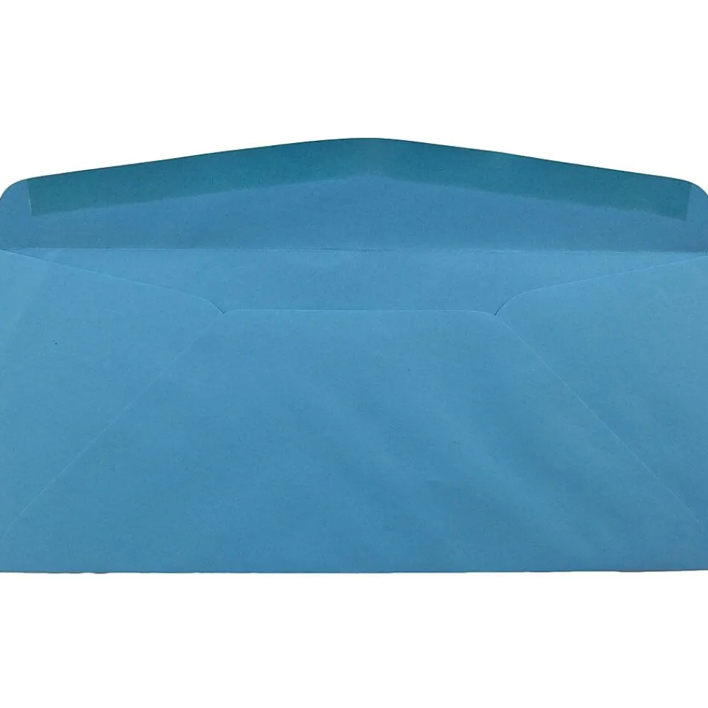 Sale JAM Paper #10 Window Envelope, 4 1/8" x 9 1/2", Blue, 1000/Carton (5156476B)