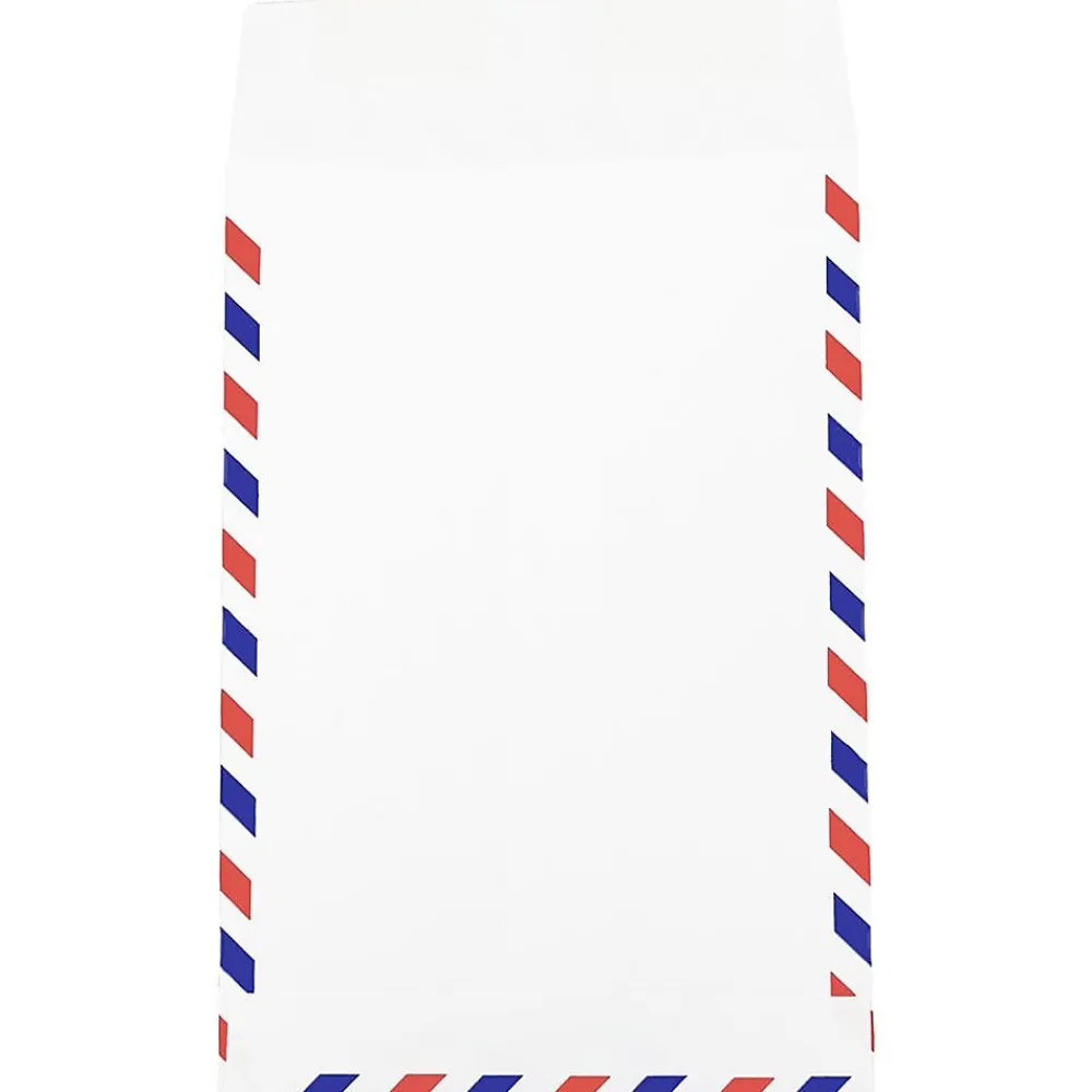 Best JAM Paper 6 x 9 Airmail Open End Catalog Envelopes, White, 50/Pack (1430743I)