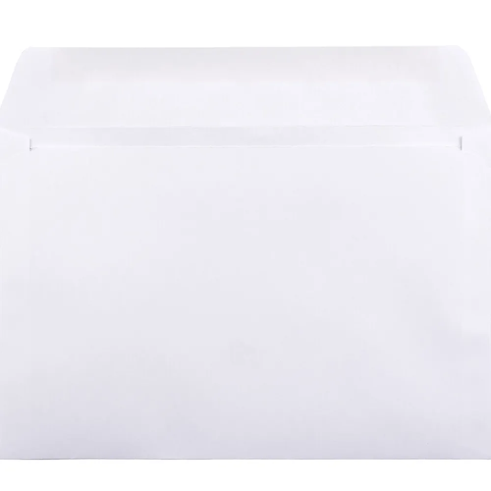 New JAM Paper 6 x 9 Booklet Commercial Envelopes, White, 100/Pack (15866I)