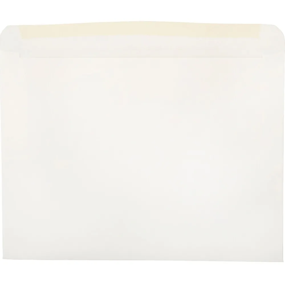 Outlet JAM Paper 9 x 12 Booklet Commercial Window Envelopes, White, 50/Pack (223932I)