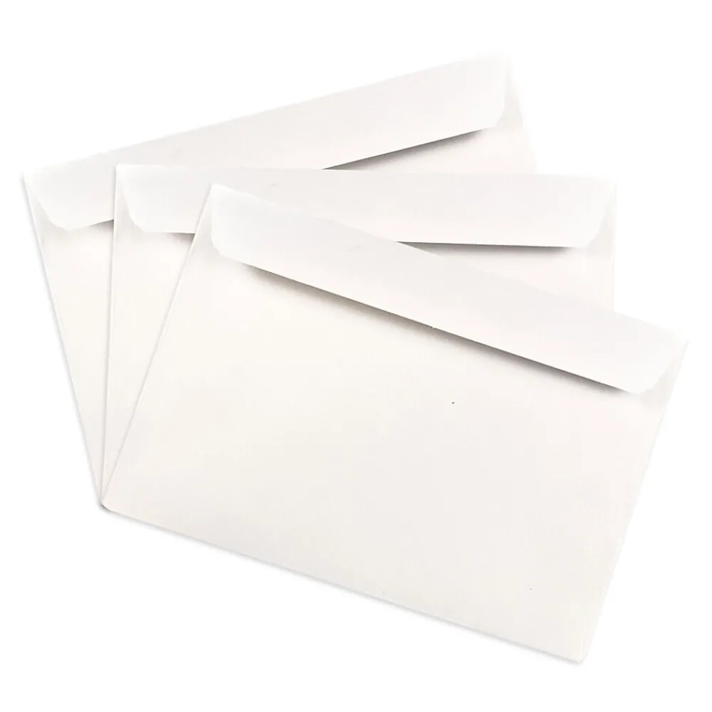 Outlet JAM Paper 7.5 x 10.5 Booklet Commercial Envelopes, White, 25/Pack (4246)