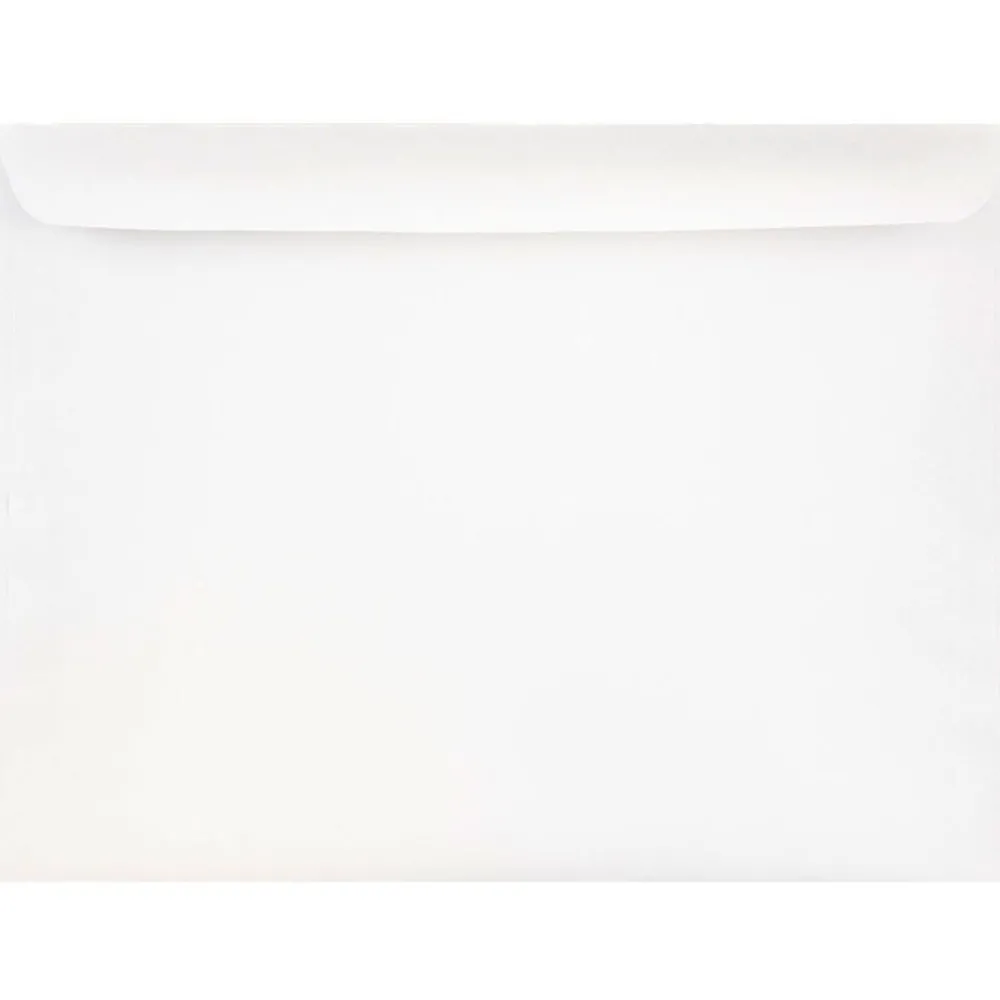 Sale JAM Paper 9.5 x 12.625 Booklet Commercial Envelopes, White, 25/Pack (4023221)