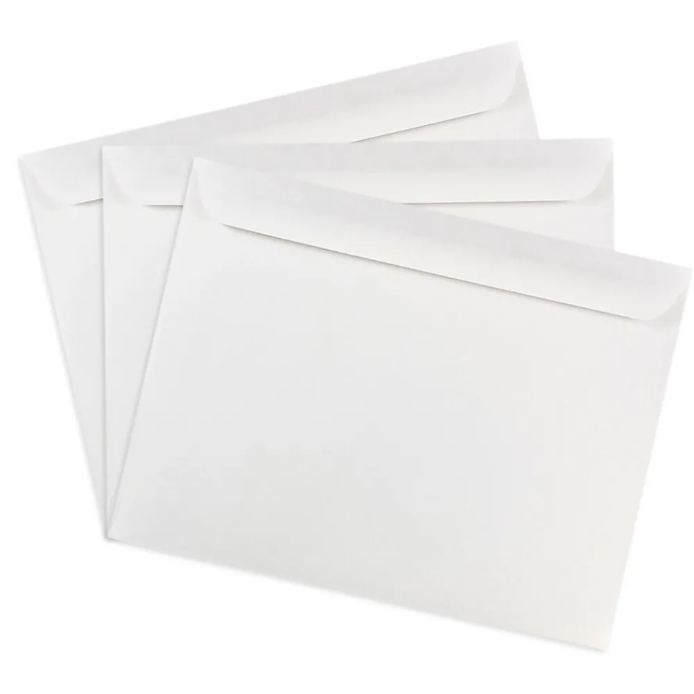 Online JAM Paper ® 10 x 13 Booklet Envelopes, White, 50/Pack (4023222A)