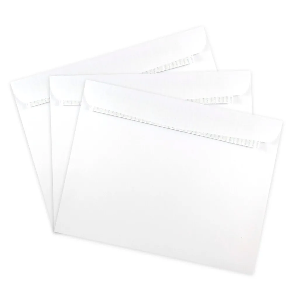 Online JAM Paper ® 10 x 13 Booklet Envelopes with Peel and Seal Closure, White, 100/Pack (356828787D)