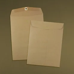 Best JAM Paper 9 x 12 Kraft Open End Catalog Envelopes with Clasp Closure, Brown Kraft Paper Bag, 10/Pack (563120849A)