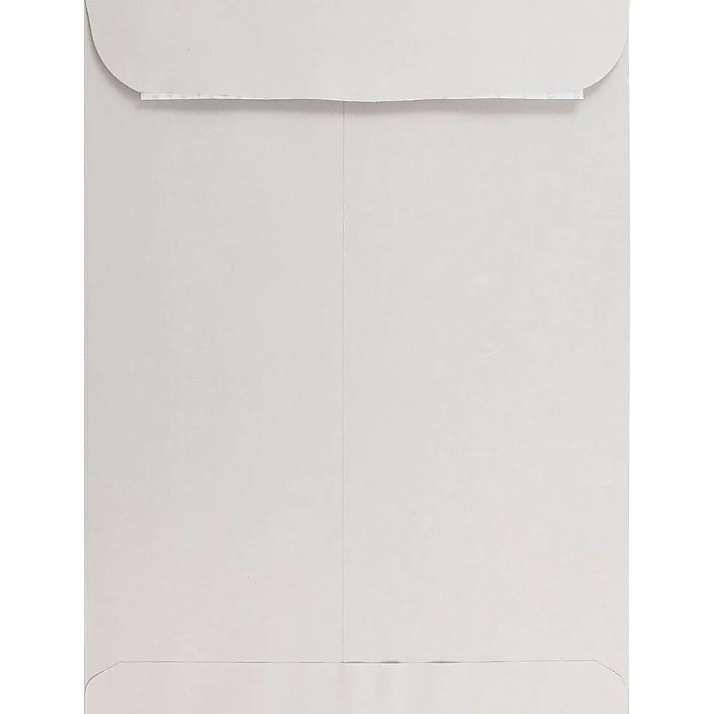 Best JAM Paper 10 x 13 Kraft Open End Envelopes with Peel and Seal Closure, Light Grey Kraft, 100/Pack (12931116c)