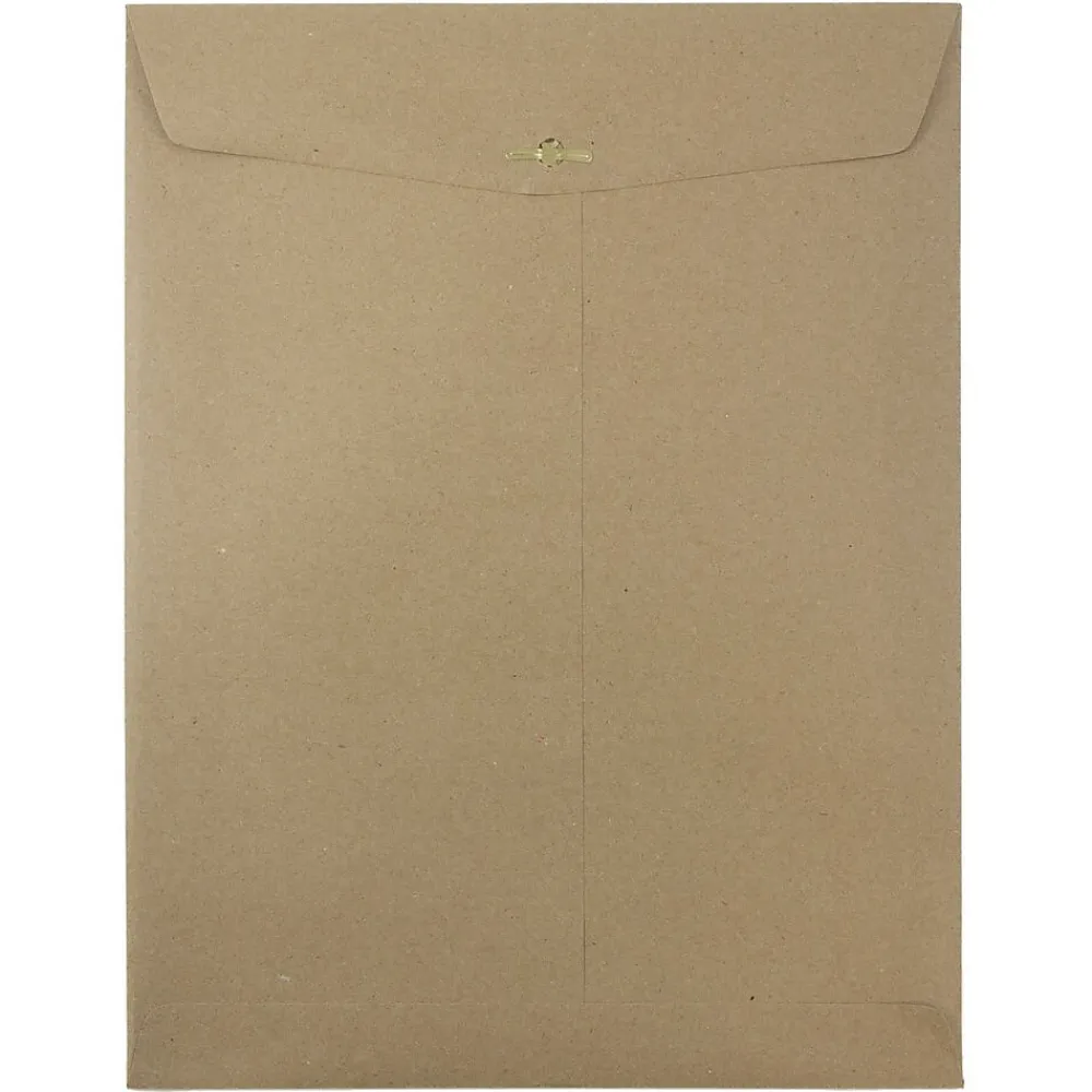 Hot JAM Paper 10 x 13 Kraft Open End Catalog Envelopes with Clasp Closure, Brown Kraft Paper Bag, 25/Pack (563120854)