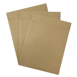 Hot JAM Paper 10 x 13 Kraft Open End Catalog Envelopes with Clasp Closure, Brown Kraft Paper Bag, 100/Pack (563120854B)