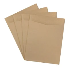 Outlet JAM Paper 9 x 12 Kraft Open End Catalog Envelopes, Brown Kraft Paper Bag, 100/Pack (6315446)
