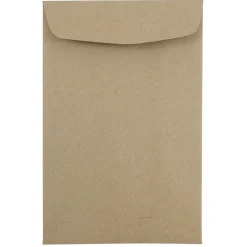 Sale JAM Paper 6" x 9" Kraft Open End Catalog Envelopes, Brown Kraft Paper Bag, 10/Pack (51286524B)