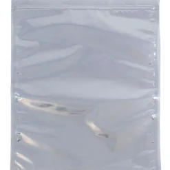 Clearance JAM Paper 9 x 12 Open End Catalog Foil Envelopes with Zip Closure, Clear, 100/Pack (300912A58A3B)