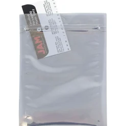 Outlet JAM Paper 9 x 12 Open End Catalog Foil Envelopes with Zip Closure, Clear, 25/Pack (300912A58A3)