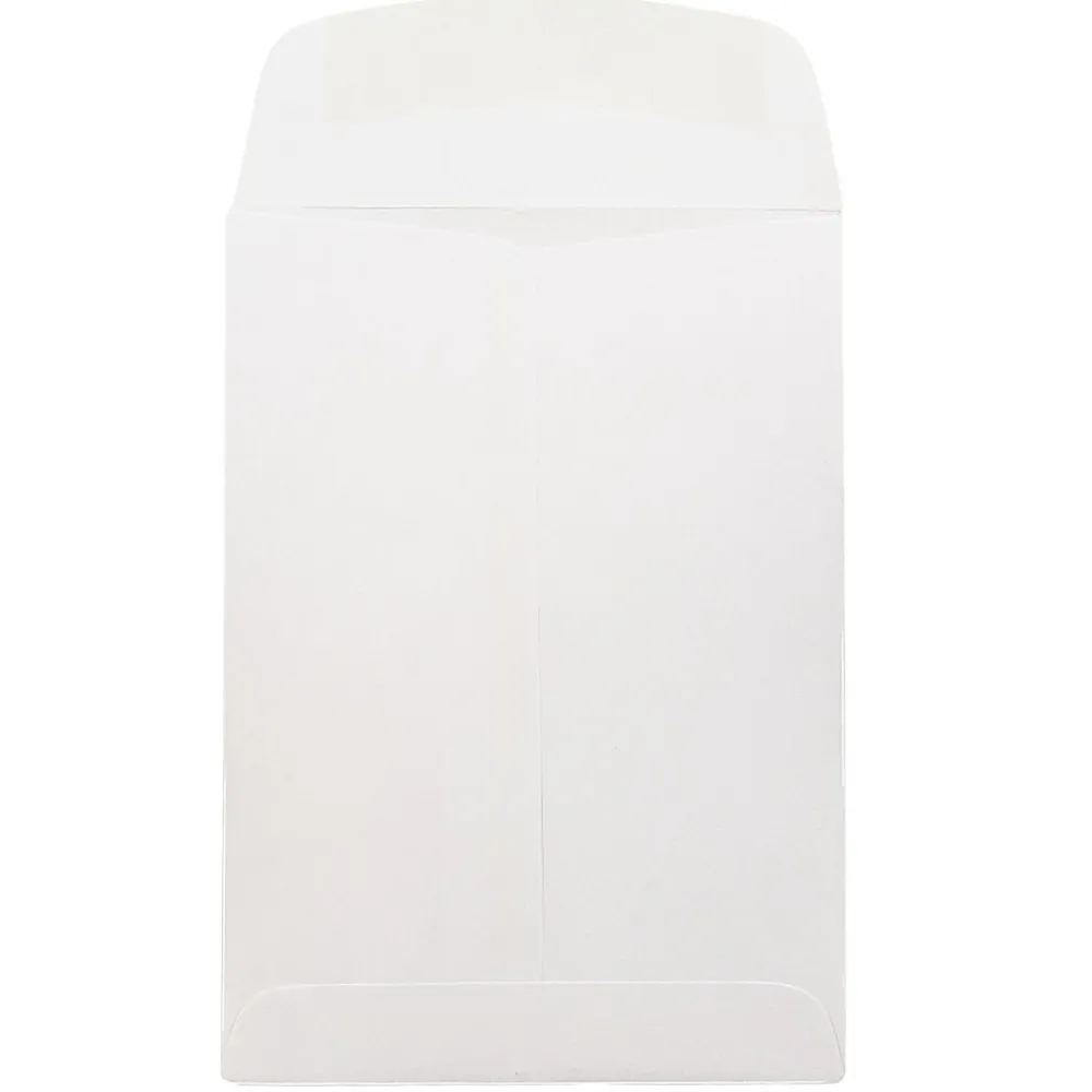 JAM Paper 5.5 x 7.5 Open End Catalog Envelopes, White, 50/Pack (4100H)