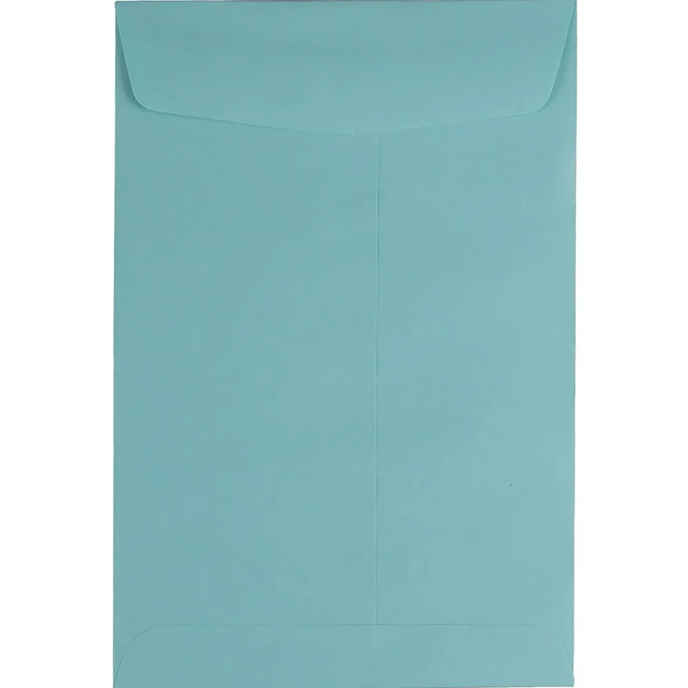 New JAM Paper 6 x 9 Open End Catalog Envelopes, Aqua Blue, 25/Pack (31287520)