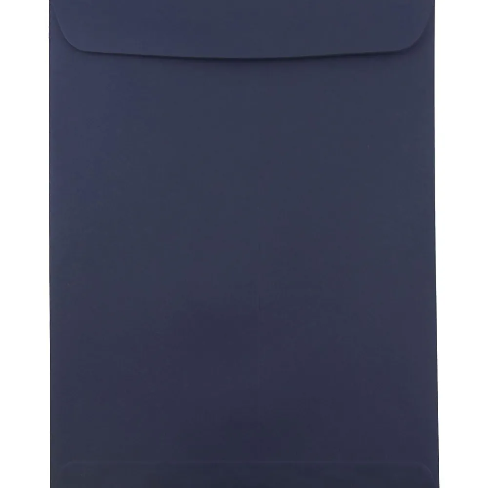 Outlet JAM Paper 10 x 13 Open End Catalog Envelopes, Navy Blue, 50/Pack (12828427i)