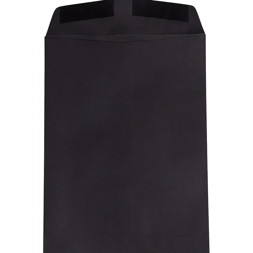 Outlet JAM Paper 9 x 12 Open End Catalog Envelopes, Black, 25/Pack (v01225a)