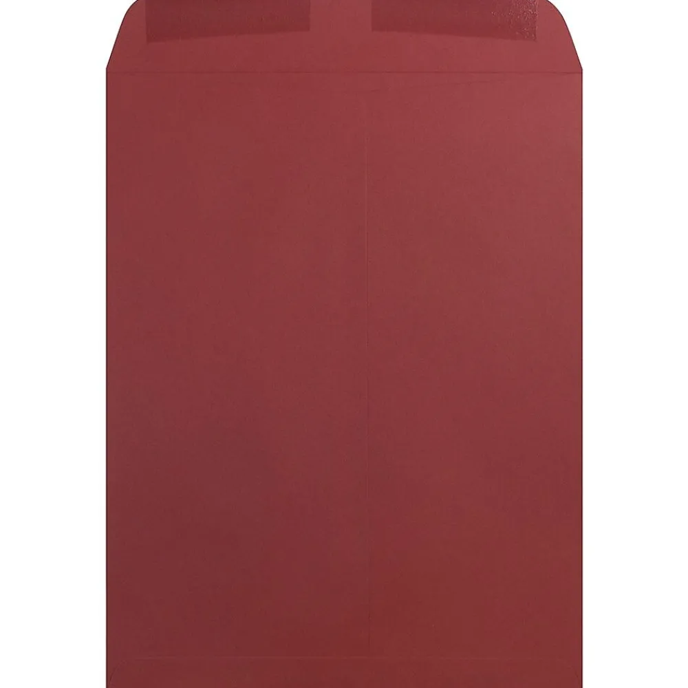 JAM Paper 9 x 12 Open End Catalog Envelopes, Dark Red, 50/Pack (31287532i)