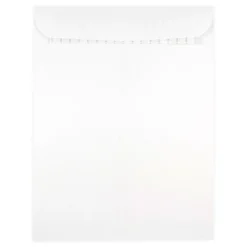 New JAM Paper 9.5 x 12.5 Open End Catalog Envelopes with Peel and Seal Closure, White, Bulk 250/Box (356828781h)