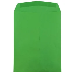 Hot JAM Paper 10 x 13 Open End Catalog Colored Envelopes, Green Recycled, 25/Pack (v0128190a)
