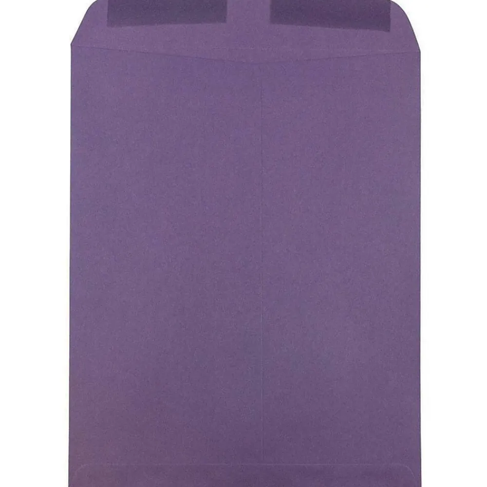 JAM Paper 10 x 13 Open End Catalog Envelopes, Dark Purple, 50/Pack (1287032i)