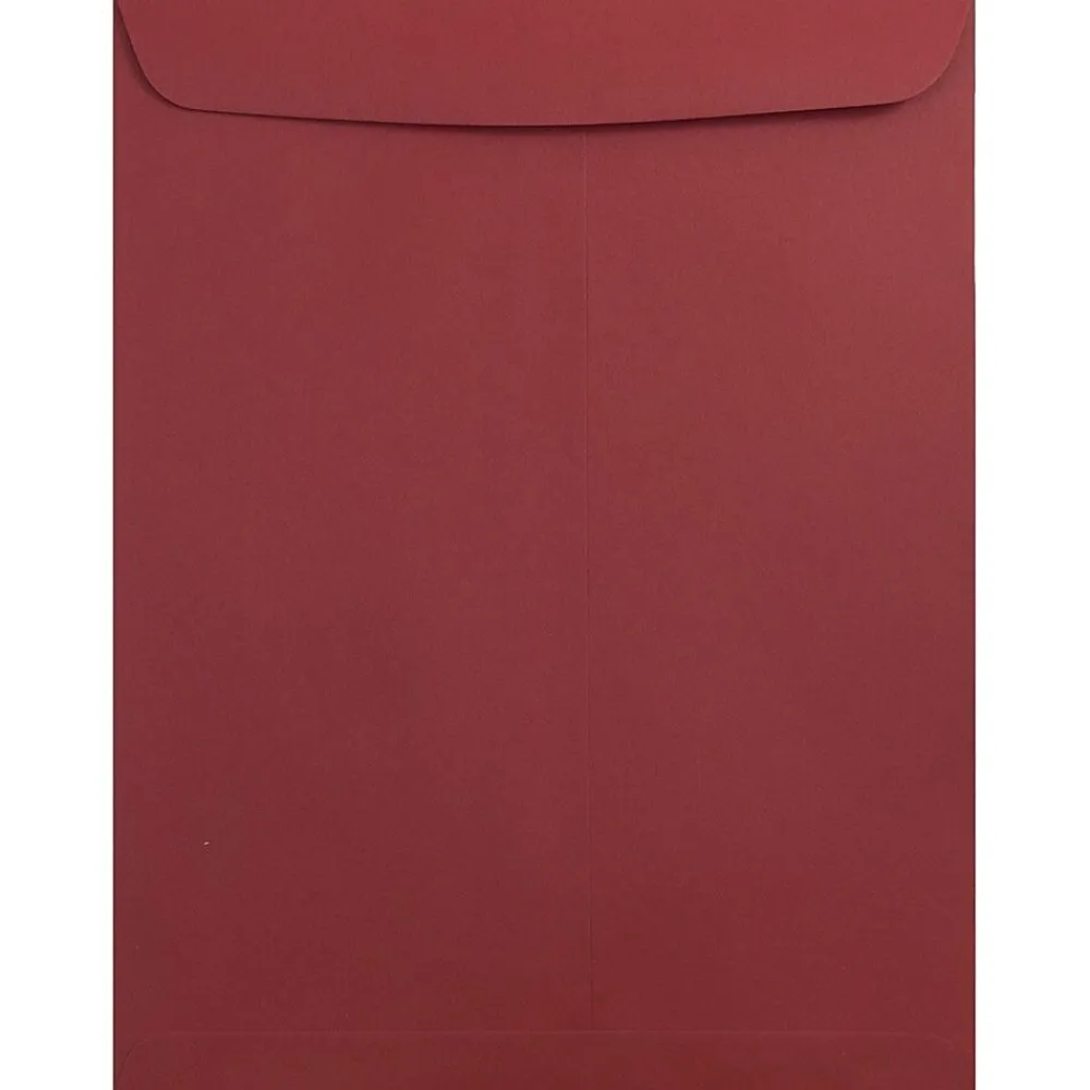 Hot JAM Paper 10 x 13 Open End Catalog Envelopes, Dark Red, 25/Pack (31287541a)