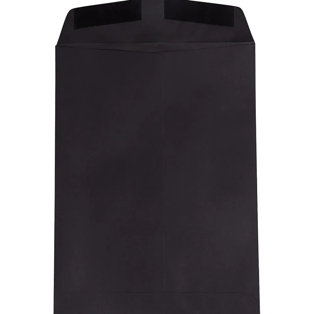 Outlet JAM Paper 9 x 12 Open End Catalog Envelopes, Black, 50/Pack (v01225i)