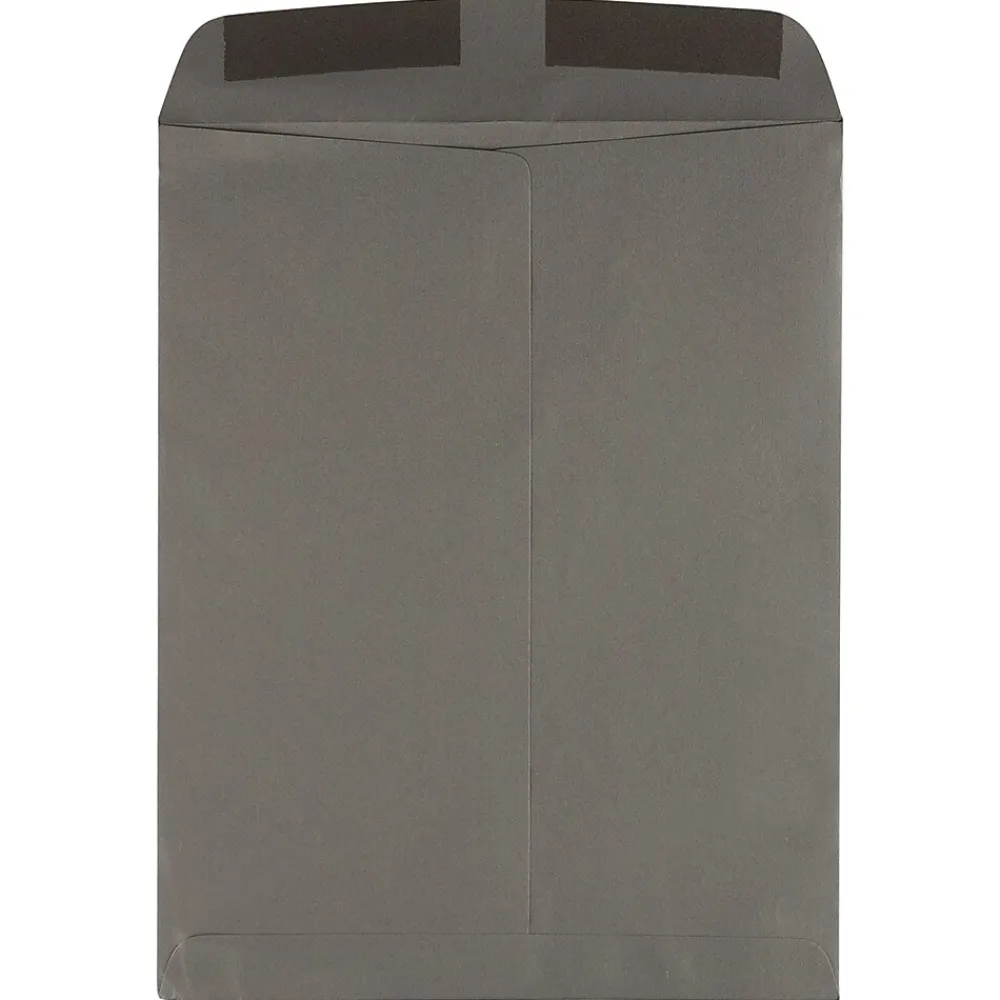 Outlet JAM Paper 10 x 13 Open End Catalog Envelopes, Dark Grey, 50/Pack (21285784i)