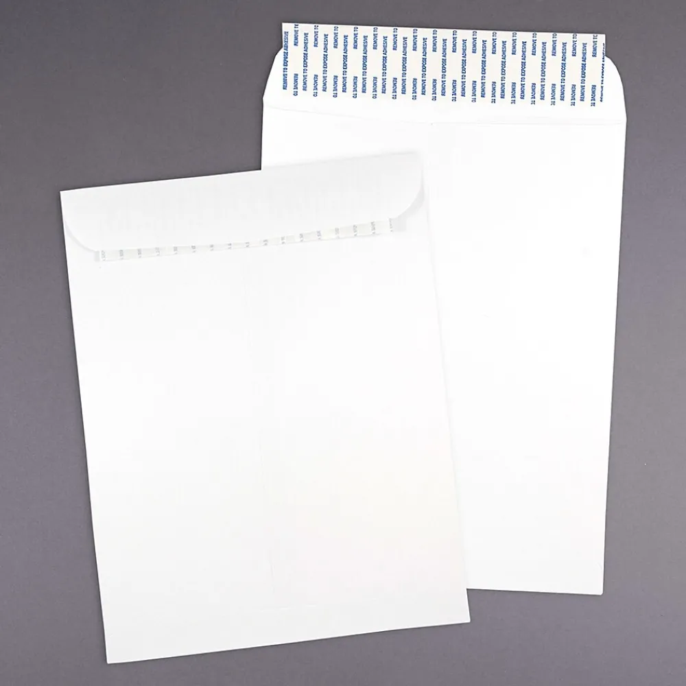 New JAM Paper ® 9 x 12 Open End Catalog Envelopes with Peel and Seal Closure, White, Bulk 250/Box (356828780D)
