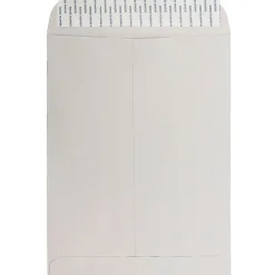 Clearance JAM Paper 9 x 12 Open End Catalog Envelopes with Peel and Seal Closure, Light Grey, 100/Pack (12931115c)