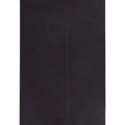 JAM Paper 6 x 9 Open End Catalog Envelopes, Black, 100/Pack (88095)