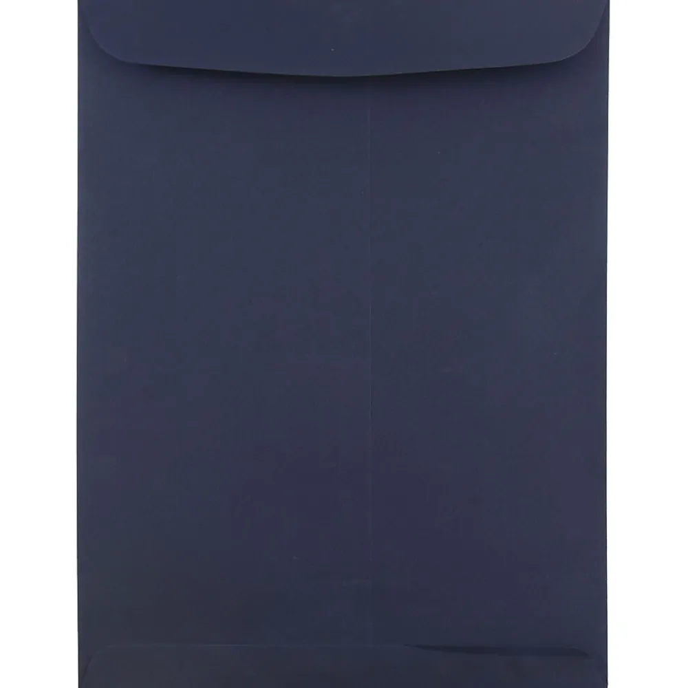 Hot JAM Paper 9 x 12 Open End Catalog Envelopes, Navy Blue, 25/Pack (51287431)