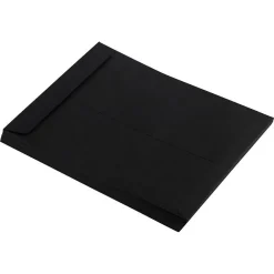 New JAM Paper 10 x 13 Open End Catalog Envelopes, Black, 100/Pack (87733)
