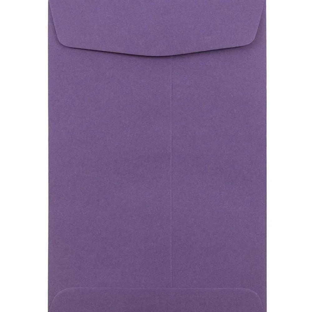 Outlet JAM Paper 6 x 9 Open End Catalog Envelopes, Dark Purple, 25/Pack (1287033)