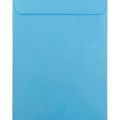 Online JAM Paper 10" x 13" Open End Catalog Colored Envelopes, Blue Recycled, 10/Pack (87725B)