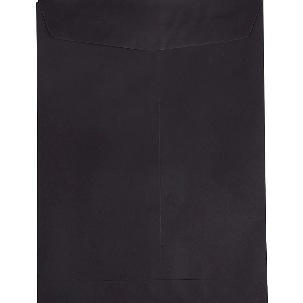 Sale JAM Paper 9" x 12" Open End Catalog Envelopes, Black, 10/Pack (V01225B)