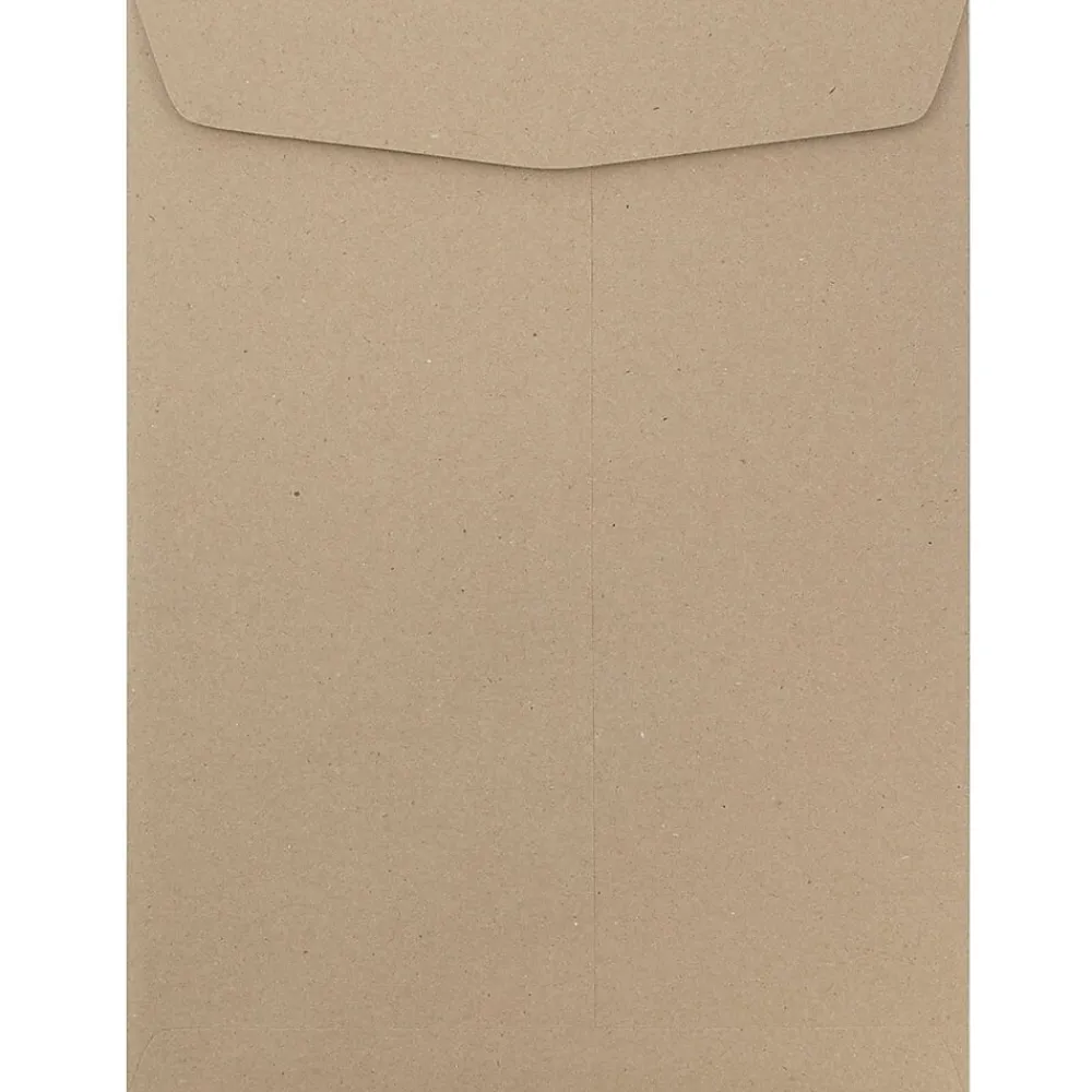 JAM Paper 10" x 13" Open End Catalog Envelopes, Brown Kraft Paper Bag, 10/Pack (6315603B)